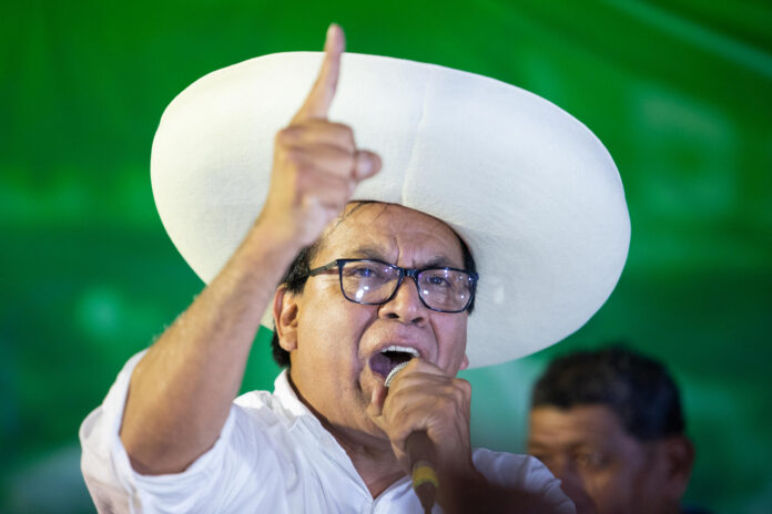 El candidato presidencial peruano del partido izquierdista Juntos por el Perú, Roberto Sánchez. EFE/ Renato Pajuelo

