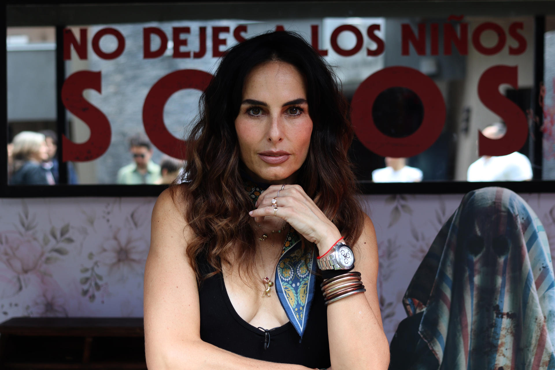 La actriz Ana Serradilla, posa durante una entrevista con EFE este lunes, en Ciudad de México (México). EFE/ David Alvarez