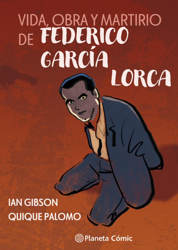 Una página de la novela gráfica 'Vida, obra y martirio de Federico García Lorca'. EFE/Planeta Cómic // SOLO USO EDITORIAL/SOLO DISPONIBLE PARA ILUSTRAR LA NOTICIA QUE ACOMPAÑA (CRÉDITO OBLIGATORIO)
