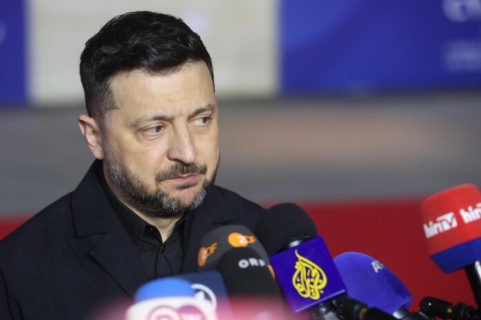 Imagen de archivo del presidente ucraniano, Volodímir Zelenski. EFE/EPA/GEORGE CHRISTOFOROU
