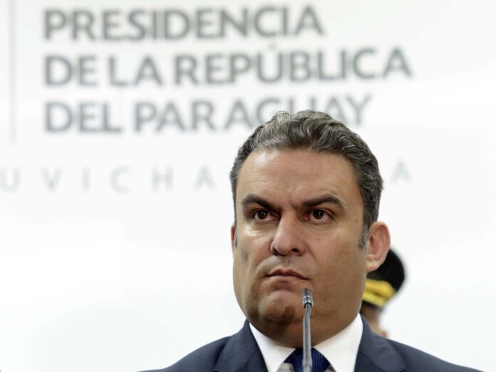 Fotografía de archivo del ex ministro del Interior ecuatoriano, José Serrano Salgado. EFE/Andrés Cristaldo

