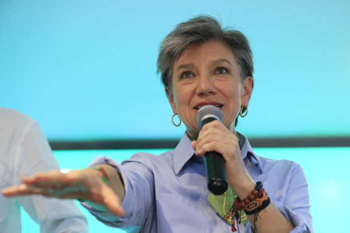 Foto de archivo de la candidata presidencial colombiana Claudia López. EFE/ Carlos Ortega
