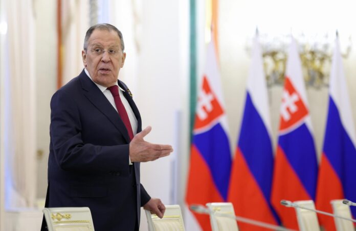 El ministro ruso de Exteriores, Serguéi Lavrov. EFE/EPA/RAMIL SITDIKOV/REUTERS POOL

