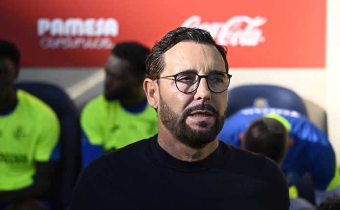 El entrenador del Getafe, José Bordalás. EFE/Andreu Esteban
