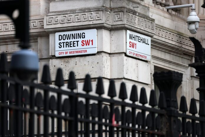 Downing Street, la residencia del primer ministro británico. EFE/EPA/ANDY RAIN
