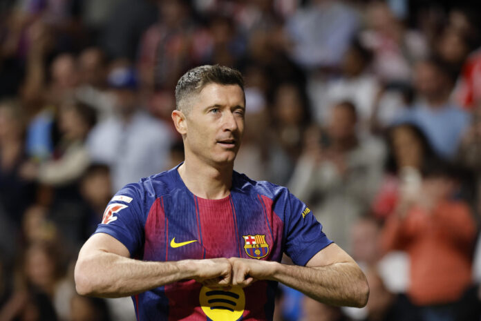 El delantero polaco del FC Barcelona Robert Lewandowski. EFE/ Mariscal
