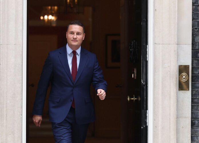 El exministro de Sanidad británico Wes Streeting. EFE/EPA/Neil Hall
