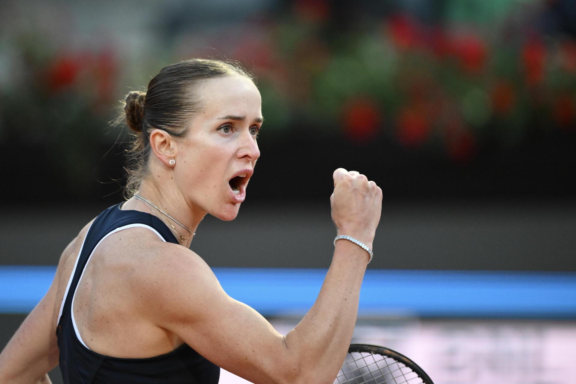 La ucraniana Elina Svitolina conquistó este domingo el WTA 1.000 de Roma. EFE/EPA/ALESSANDRO DI MEO
