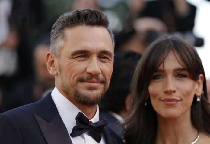 James Franco y su esposa, Izabel Pakzad, hace unos dias en el Festival de Cannes. EFE/EPA/TERESA SUAREZ
