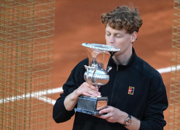 Jannik Sinner se reafirmó en Roma como el rompe récords. EFE/EPA/ALESSANDRO DI MEO
