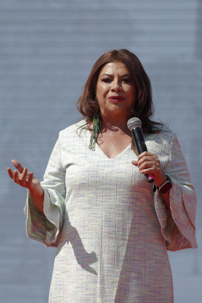 Fotografía de archivo donde aparece la jefa de Gobierno de la Ciudad de México, Clara Brugada. EFE/ Isaac Esquivel

