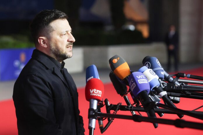 Imagen de archivo del presidente ucraniano, Volodímir Zelenski. EFE/EPA/GEORGE CHRISTOFOROU

