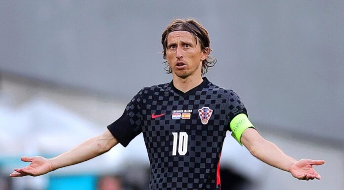 Luka Modric, capitán de Croacia que disputará su quinto Mundial. EFE/EPA/Friedemann Vogel / POOL
