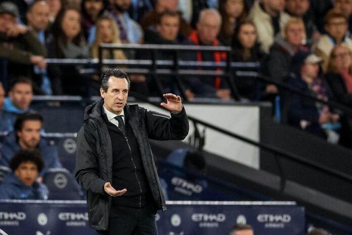 El español Unai Emery, entrenador del Aston Villa. EFE/EPA/ADAM VAUGHAN SOLO USO EDITORIAL
