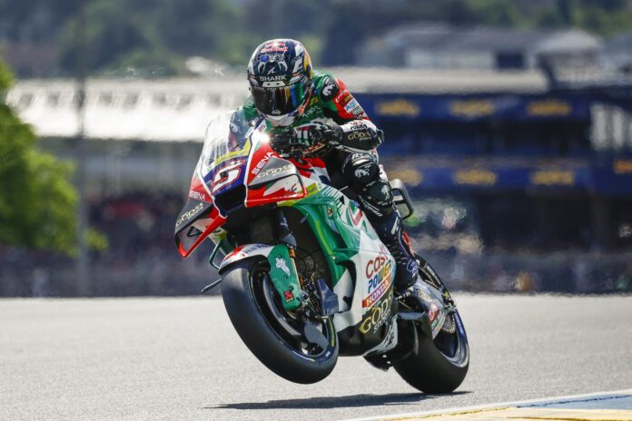 El piloto francés de Honda LCR Johann Zarco. EFE/EPA/YOAN VALAT

