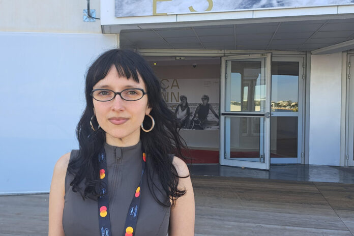 La española Aina Callejón, directora de 'Tú, yo y la vaca'. EFE/Alicia García de Francisco

