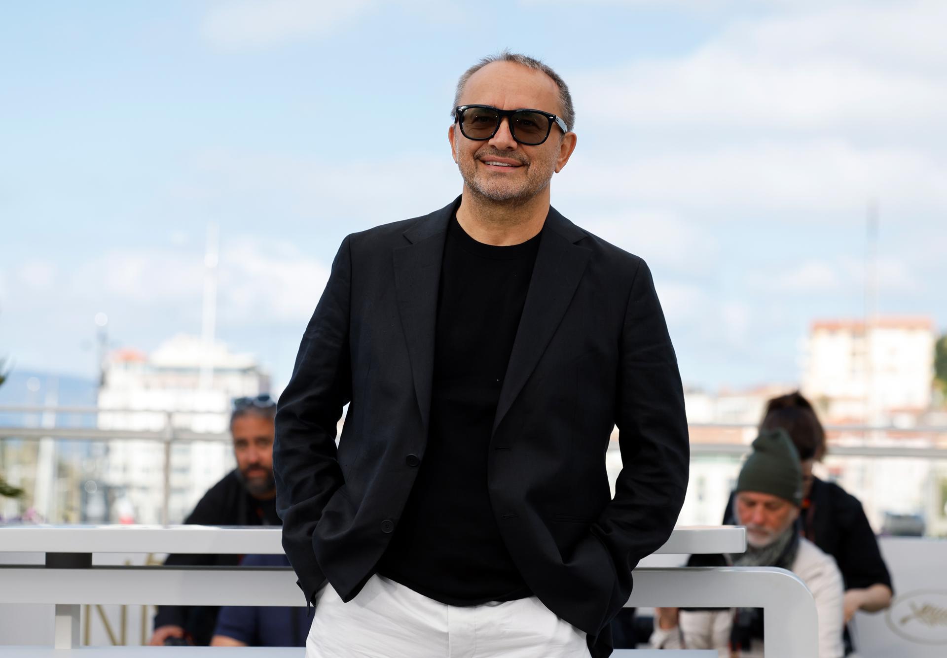 El director Andréi Zviáguintsev presenta 'Minotauro' en Cannes.EFE/EPA/SEBASTIEN NOGIER
