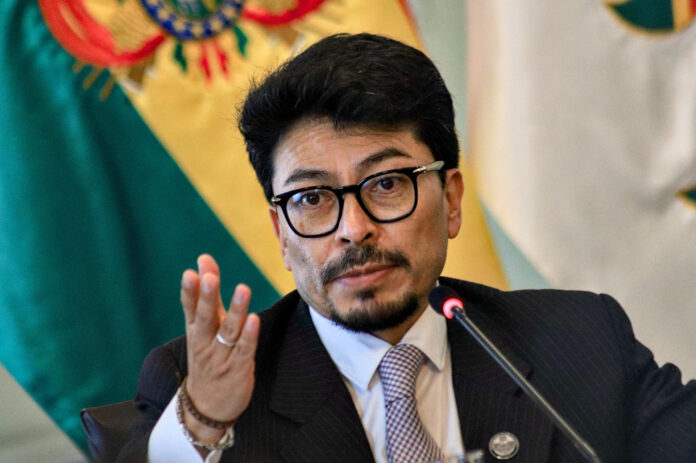 Fotografía de archivo del ministro boliviano de Exteriores, Fernando Aramayo. EFE/ Gabriel Márquez

