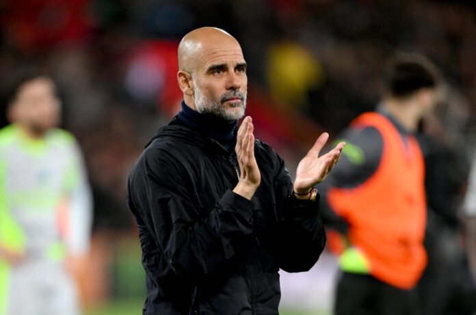 El entrenador del Manchester City, Pep Guardiola, durante un partido de su equipo el pasado 19 de mayo. EFE/ DANIEL HAMBURY *sólo uso editorial*
