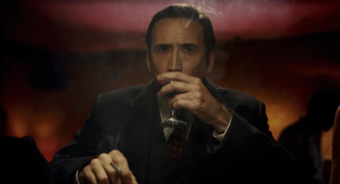 Fotograma cedido por Prime Video donde aparece Nicolas Cage como Ben Reilly durante una escena de la serie 'Spider-Noir' que llegará a la plataforma para su estreno global el 27 de mayo. EFE/Prime Video /SOLO USO EDITORIAL /NO VENTAS /SOLO DISPONIBLE PARA ILUSTRAR LA NOTICIA QUE ACOMPAÑA /CRÉDITO OBLIGATORIO
