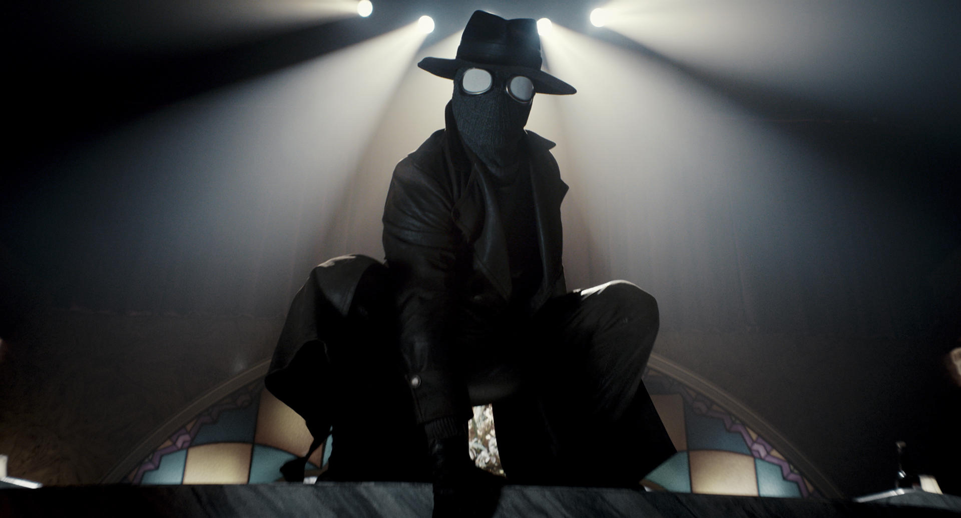 Fotograma cedido por Prime Video de una escena de la serie 'Spider-Noir' que llegará a la plataforma para su estreno global el 27 de mayo. EFE/Prime Video /SOLO USO EDITORIAL /NO VENTAS /SOLO DISPONIBLE PARA ILUSTRAR LA NOTICIA QUE ACOMPAÑA /CRÉDITO OBLIGATORIO
