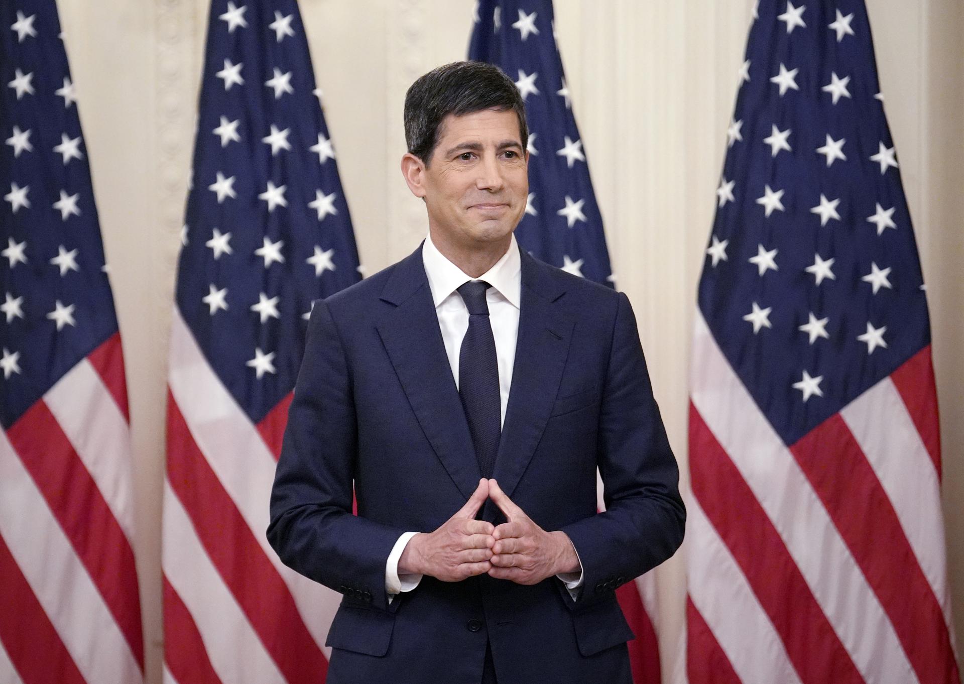 Fotografía del nuevo presidente de la Reserva Federal, Kevin Warsh. EFE/Yuri Gripas
