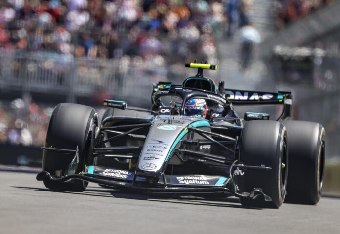 El italiano Andrea Kimi Antonelli (Mercedes) en el Gran Premio de CanadáEFE/EPA/CRISTOBAL HERRERA-ULASHKEVICH
