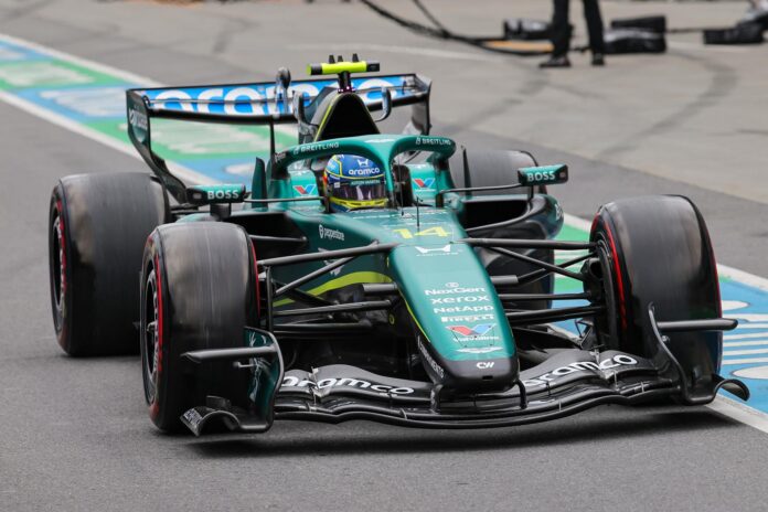 El piloto español de Fórmula Uno Fernando Alonso, este domingo, durante el Gran Premio de Canadá. EFE/ CRISTOBAL HERRERA-ULASHKEVICH / POOL
