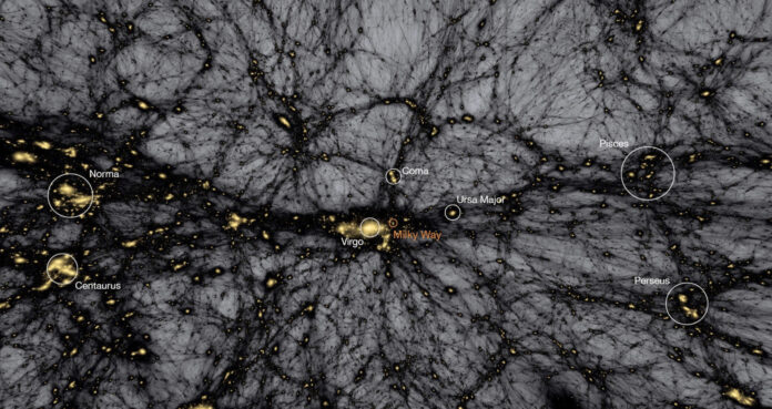 Un equipo español de investigadores ha observado que las galaxias situadas en vacíos cósmicos, regiones muy extensas de la red cósmica con una densidad de materia extremadamente baja, conservan mejor su gas y forman estrellas durante más tiempo, especialmente en sus regiones externas. EFE/Instituto de Astrofísica de Andalucía (IAA-CSIC) / SOLO USO EDITORIAL/SOLO DISPONIBLE PARA ILUSTRAR LA NOTICIA QUE ACOMPAÑA (CRÉDITO OBLIGATORIO)
