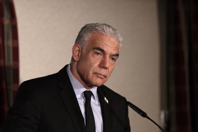 El líder de la oposición israelí Yair Lapid. EFE/EPA/ATEF SAFADI

