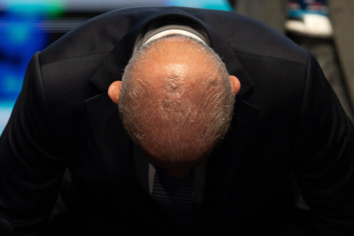 Fotografía que muestra al presidente de Brasil, Luiz Inácio Lula da Silvai, en Sao Paulo (Brasil). EFE/ Isaac Fontana
