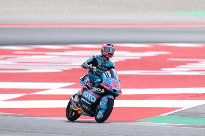 El piloto español de Moto3 Máximo Quiles. EFE/Siu Wu
