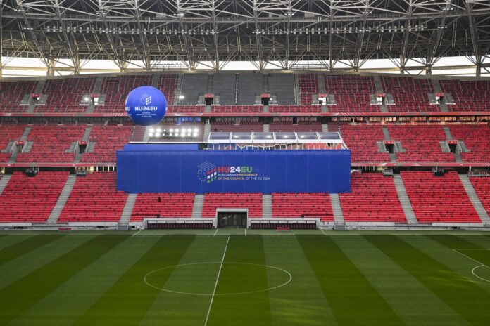 Imagen de archivo del Puskas Arena. EFE/EPA/ZOLTAN MATHE.

