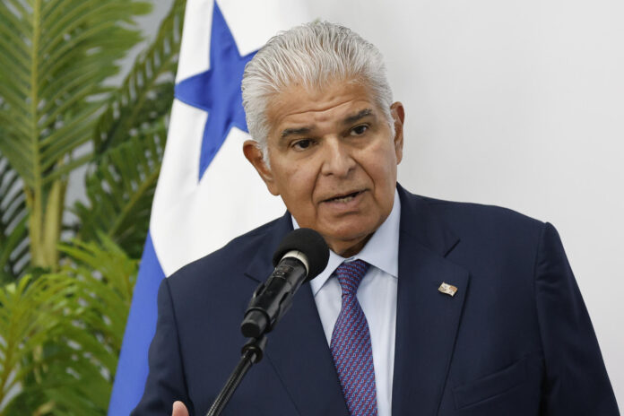El presidente de Panamá, José Raúl Mulino. EFE/ Bienvenido Velasco
