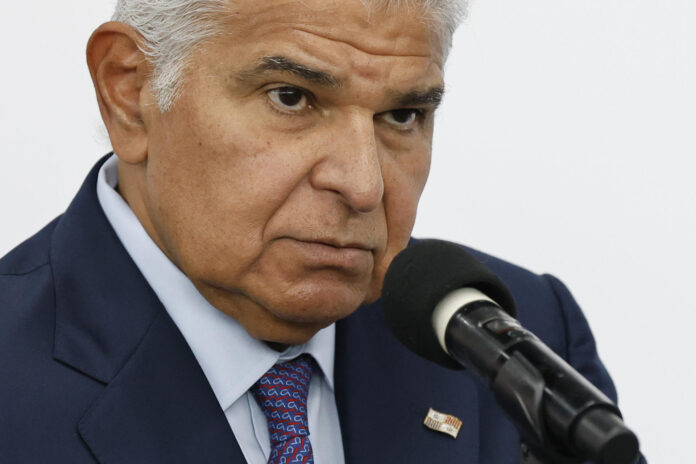 El presidente de Panamá, José Raúl Mulino. EFE/ Bienvenido Velasco
