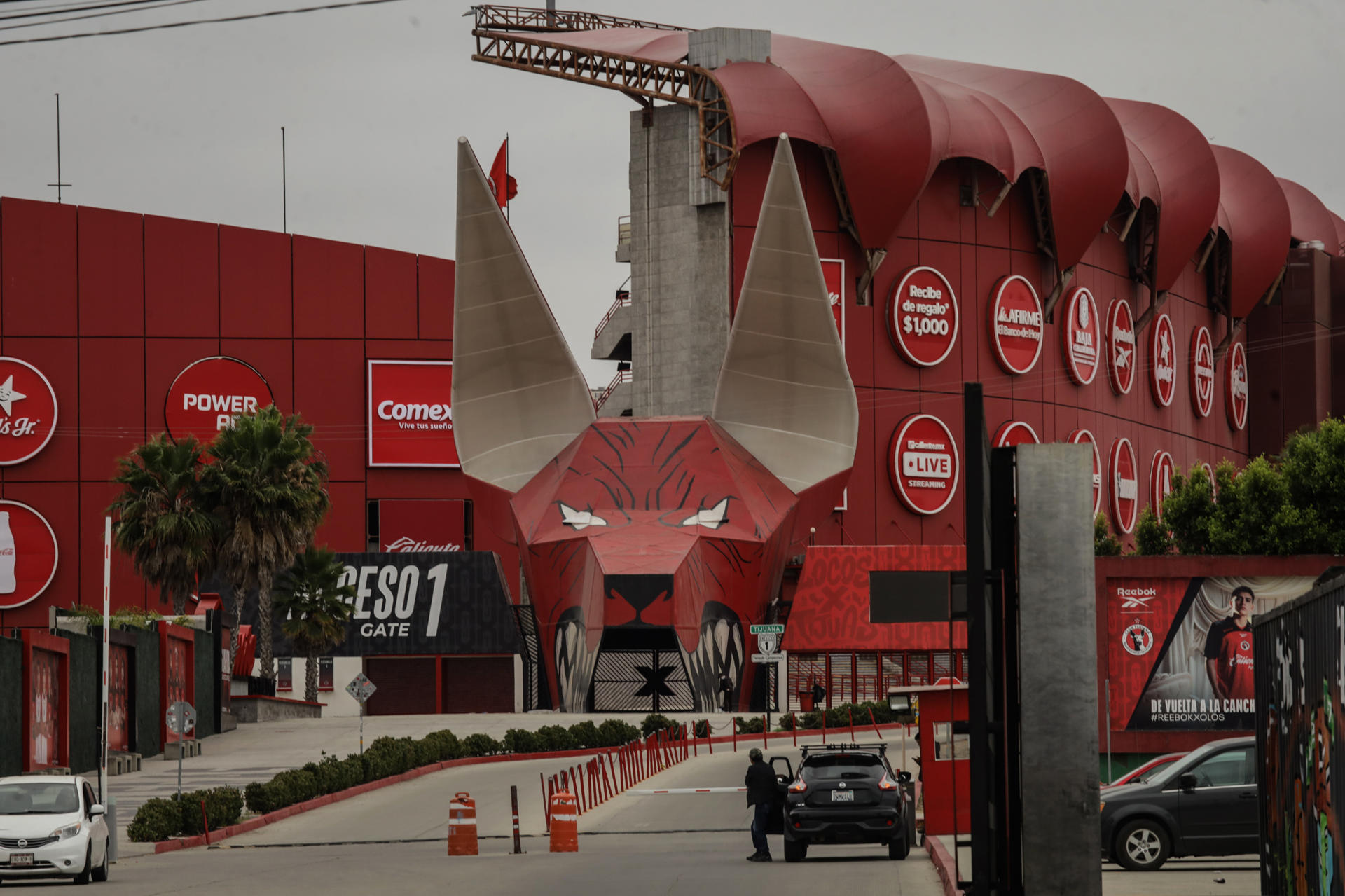 Fotografía del estadio Caliente este jueves, en la ciudad de Tijuana (México). EFE/ Joebeth Terríquez
