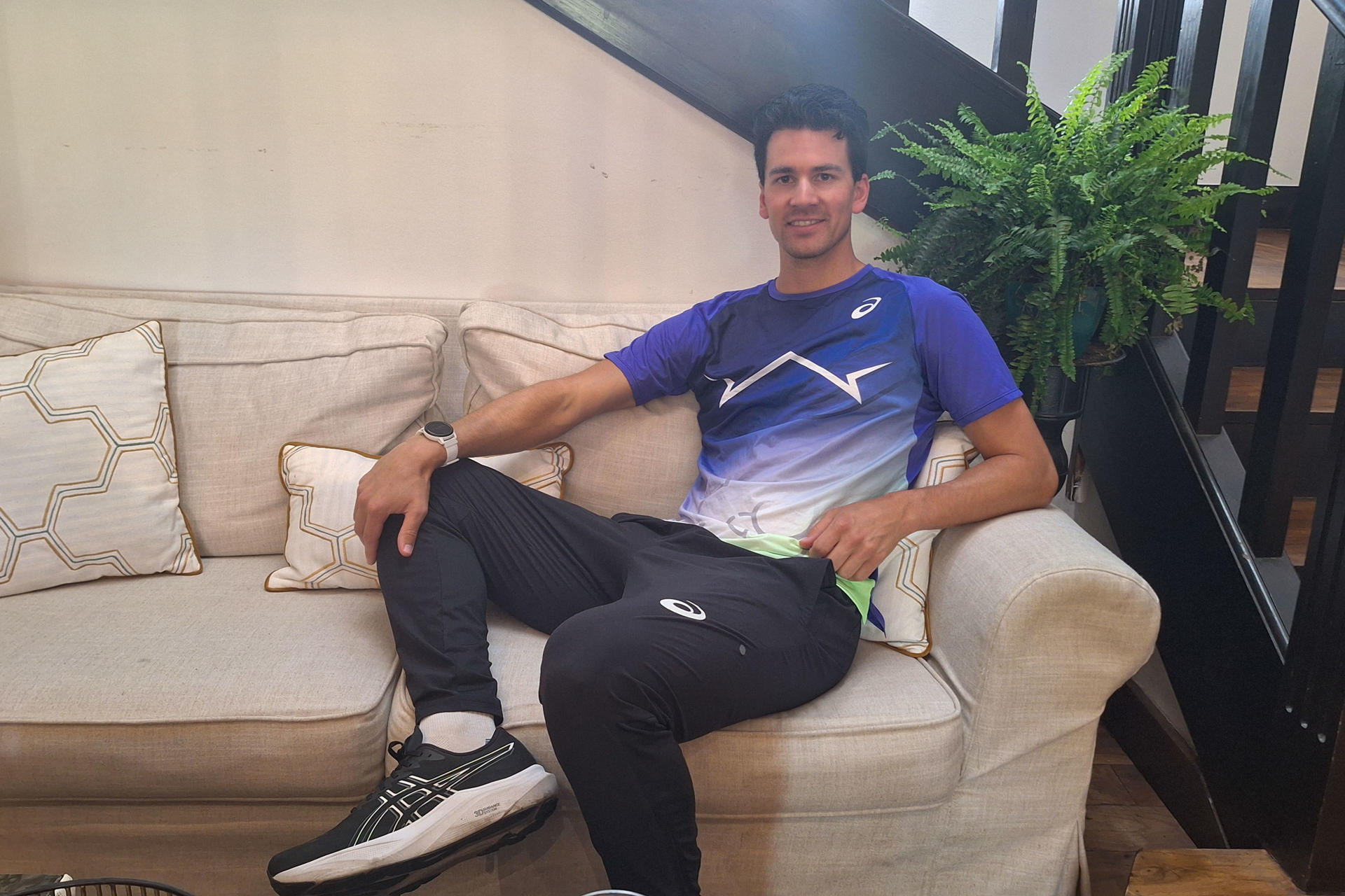 El sueco Perseus Karlstrom, vigente campeón de Europa y subcampeón del mundo de marcha en 2023, desvela a EFE el trabajo que está haciendo con el objetivo de conseguir la ansiada medalla olímpica dentro de dos años en Los Ángeles y cita al ecuatoriano Jefferson Pérez, con el que coincide en Madrid, como "una inspiración" en su deporte. EFE/ David Ramiro
