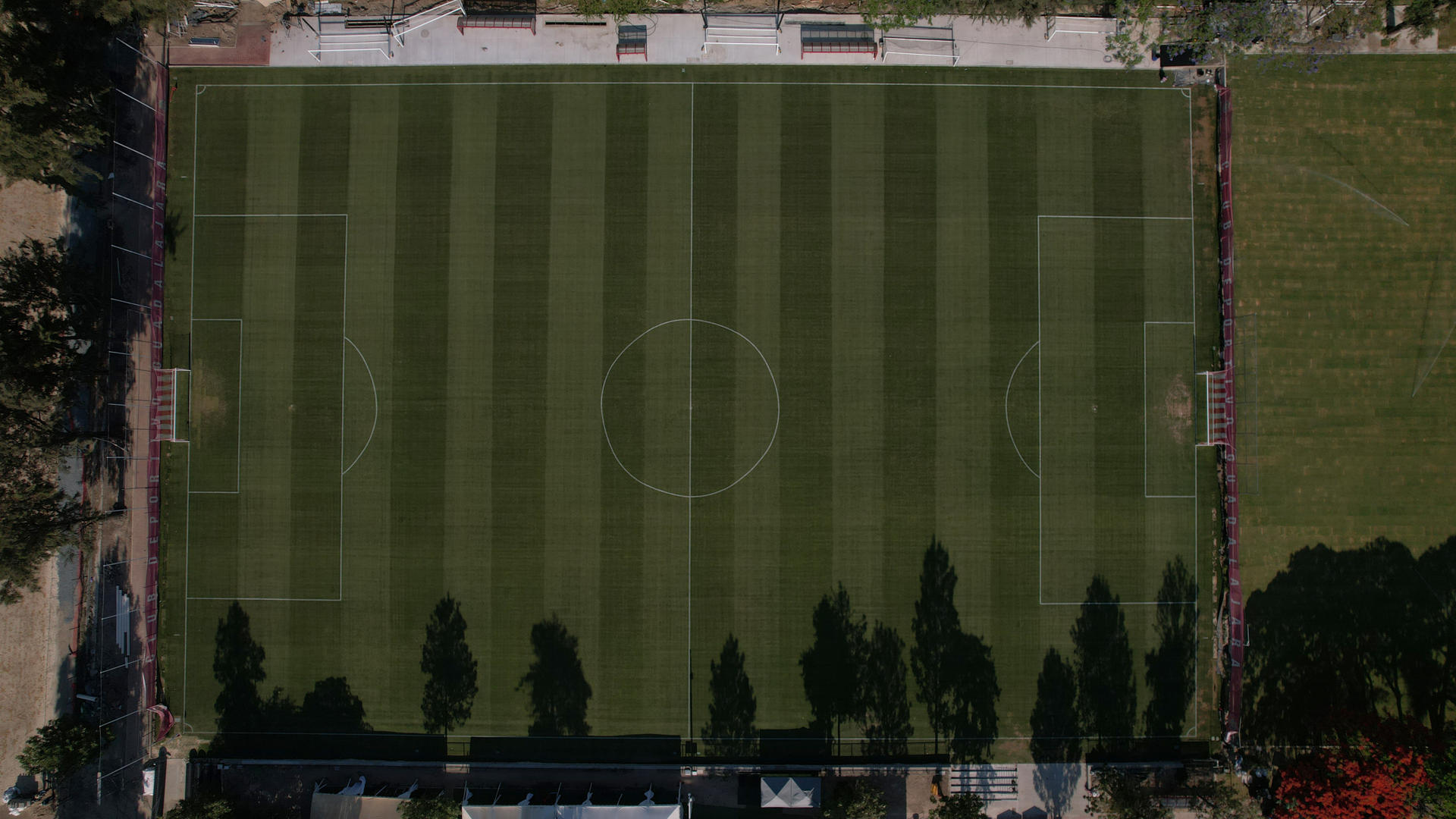 Fotografía aérea que muestra las instalaciones del campo de entrenamiento 'Verde Valle' este sábado, en Guadalajara (México). EFE/ Francisco Guasco
