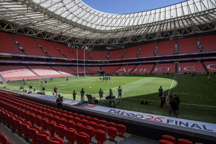Vista general del estadio de San Mamés. EFE/Javier Zorrilla
