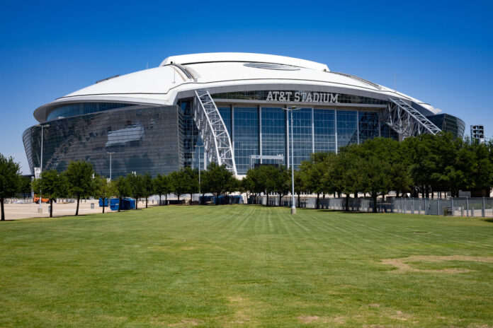 Fotografía que muestra el estadio AT&T de Arlington que albergará nueve partidos del Mundial FIFA 2026 , en Dallas (EE.UU.). EFE/Carlos Ramírez
