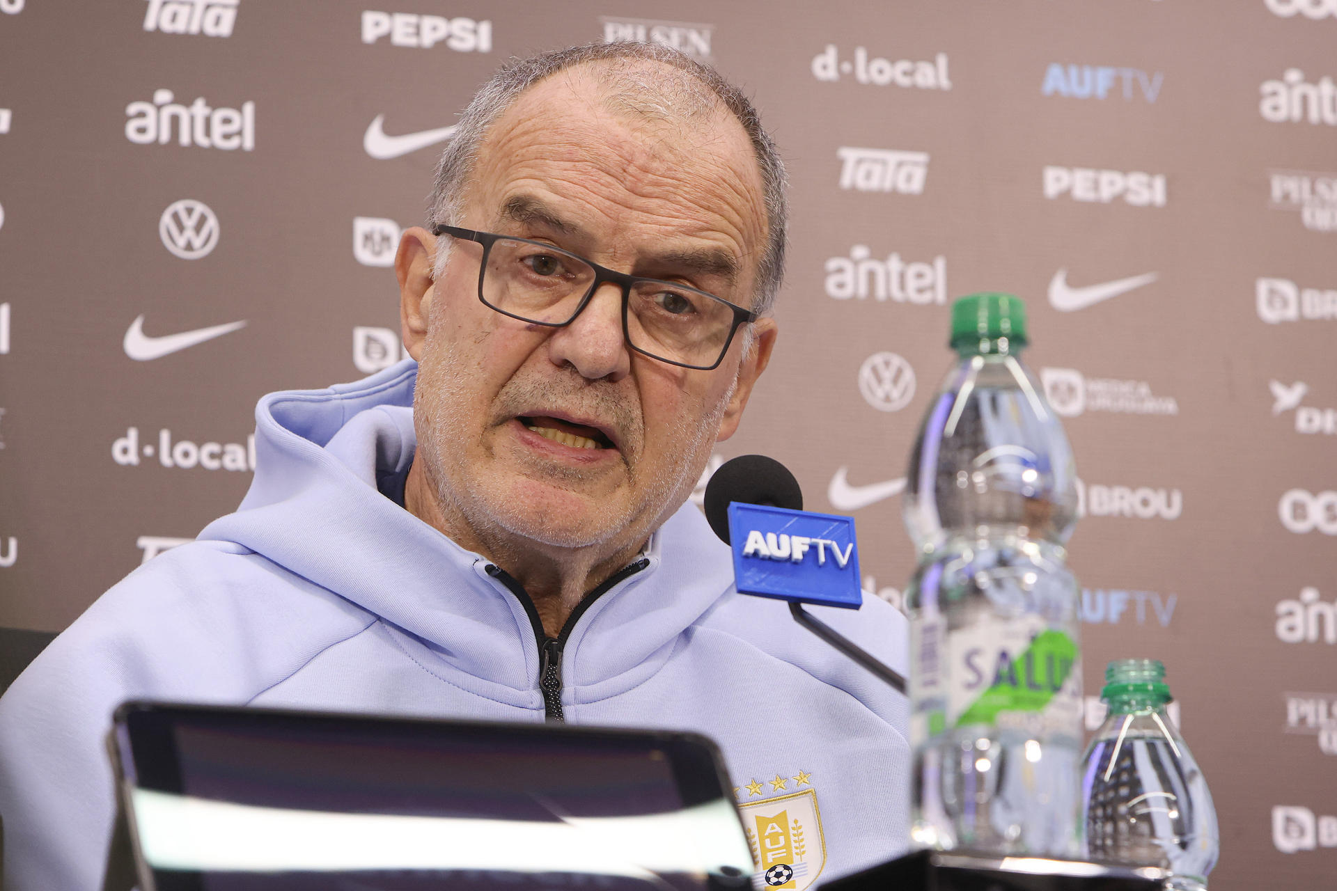 El seleccionador de Uruguay Marcelo Bielsa. EFE/Gastón Britos
