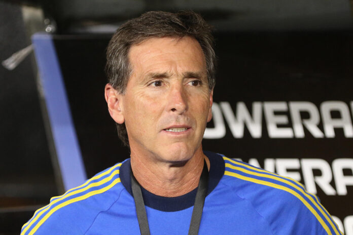 Claudio Úbeda dejará de ser el técnico de Boca Juniors. EFE/ Jonathan Miranda
