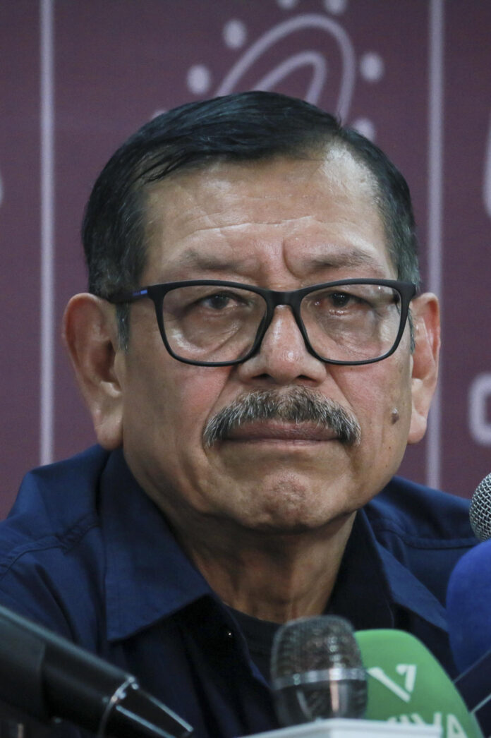 Fotografía de archivo del exsecretario de Seguridad de Sinaloa Gerardo Mérida durante un acto en Culiacán (México). EFE/Iván Medina
