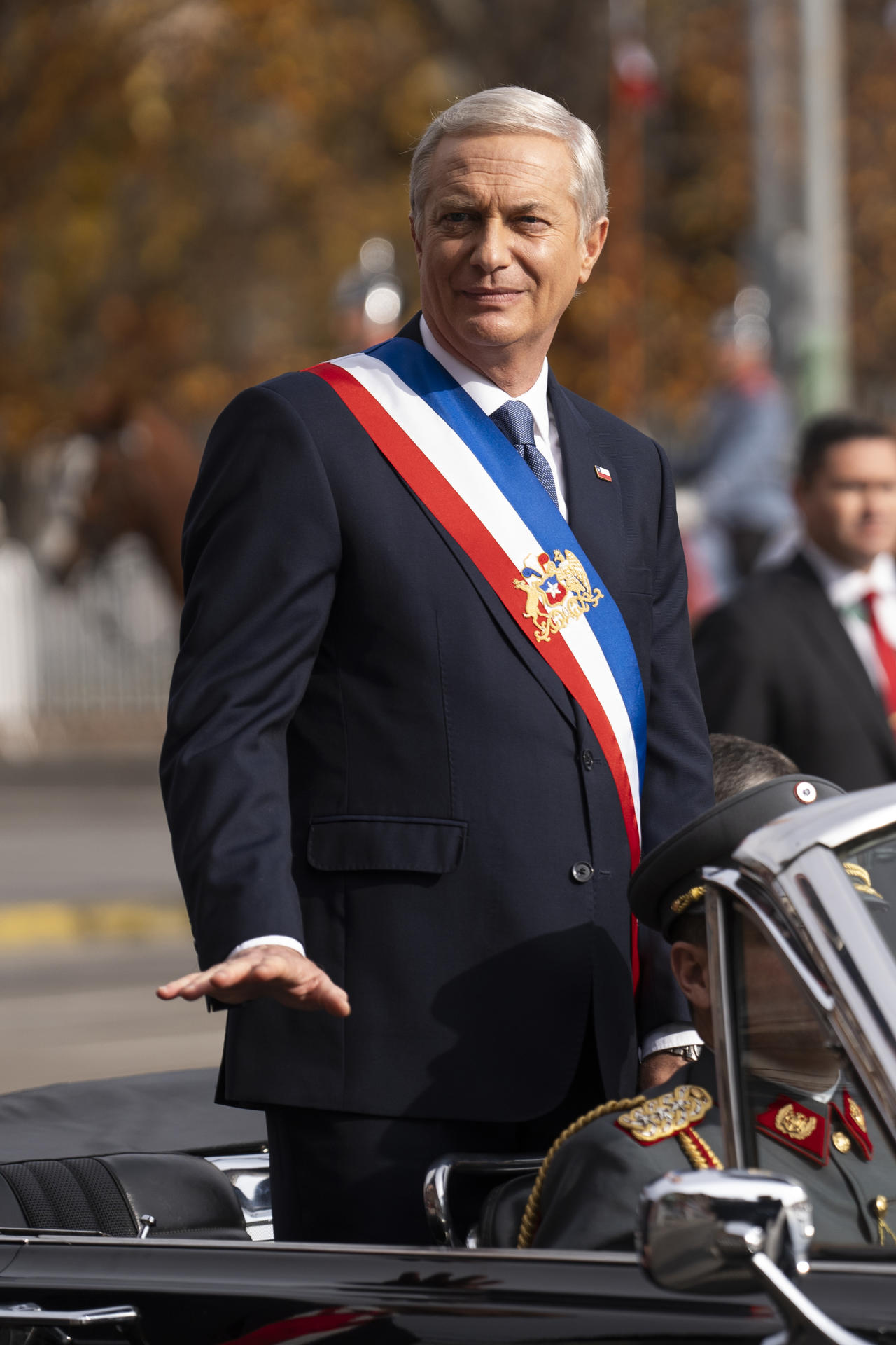 El presidente de Chile, José Antonio Kast, sale del Congreso Nacional tras su primer discurso sobre el estado del país este 1 de junio de 2026, en Valparaíso (Chile). EFE /Adriana Thomasa
