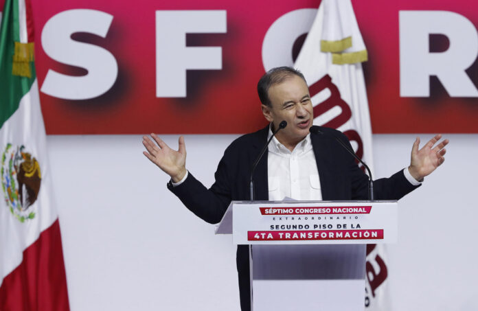 El gobernador de Sonora y presidente del Consejo Nacional del Movimiento Regeneración Nacional (Morena), Alfonso Durazo. Imagen de archivo. EFE/Mario Guzmán
