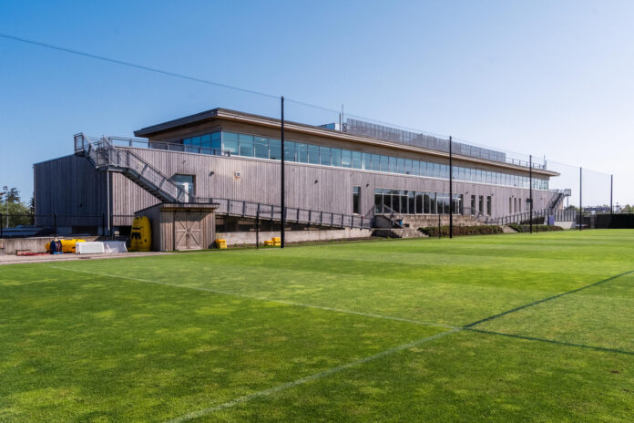 Fotografía cedida por Canada Soccer que muestra el campo del National Soccer Development Centre (NSDC), base de operaciones durante el Mundial del equipo nacional canadiense. EFE/ Canada Soccer /SOLO USO EDITORIAL
