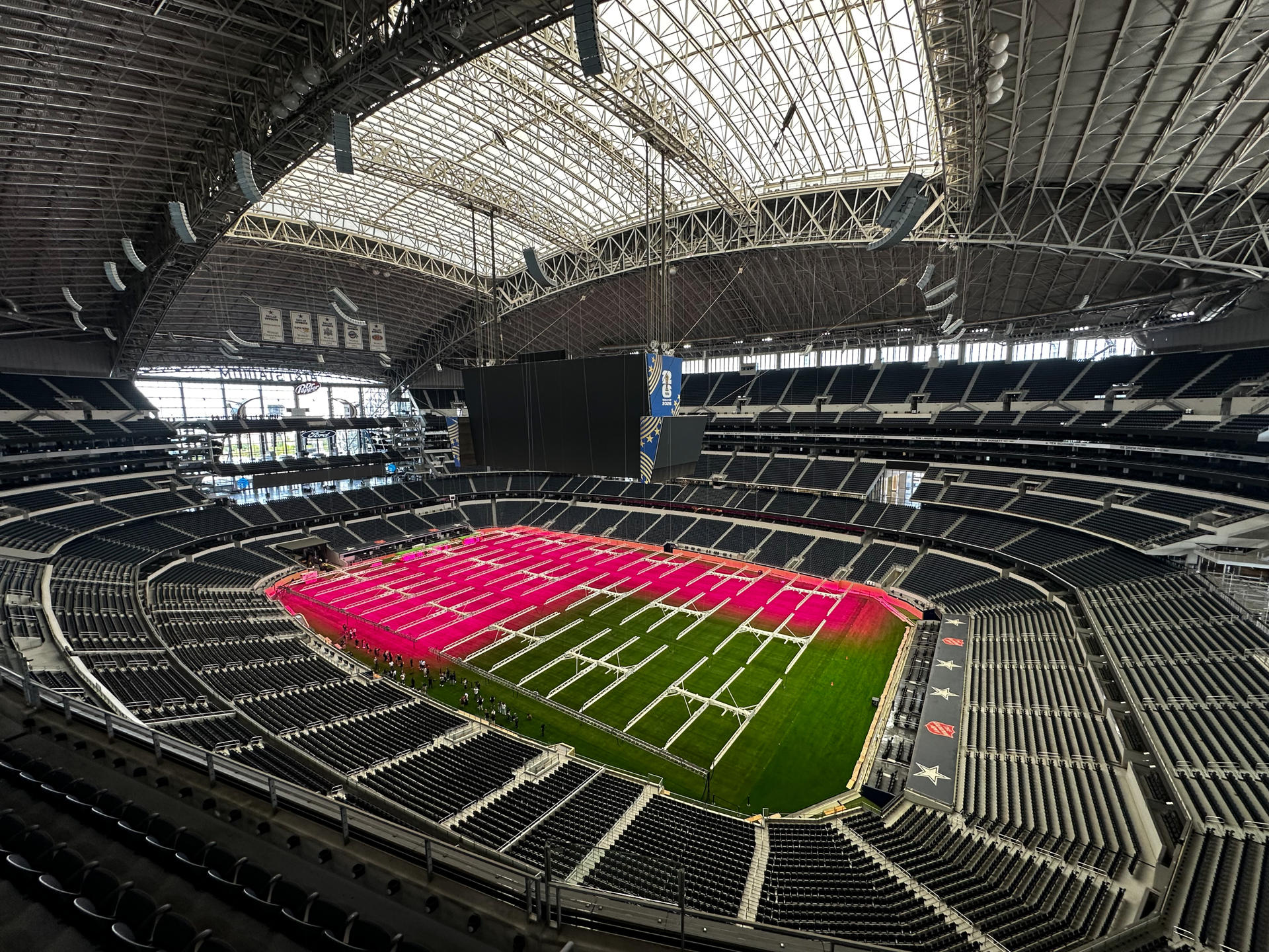 Fotografía de archivo que muestra el interior del estadio AT&T en Dallas, Texas (EE.UU.). EFE/ Carlos Ramírez
