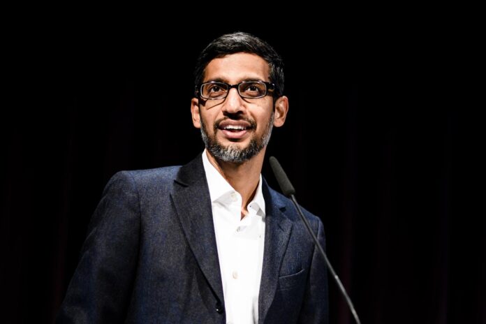 Sundar Pichai, consejero delegado de Google, la principal empresa subsidaria de Alphabet, en una imagen de archivo. EFE/Clemens Bilan
