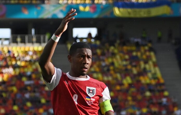 Foto de archivo de David Alaba, capitán de la selección de Austria. EFE/EPA/Justin Setterfield / POOL
