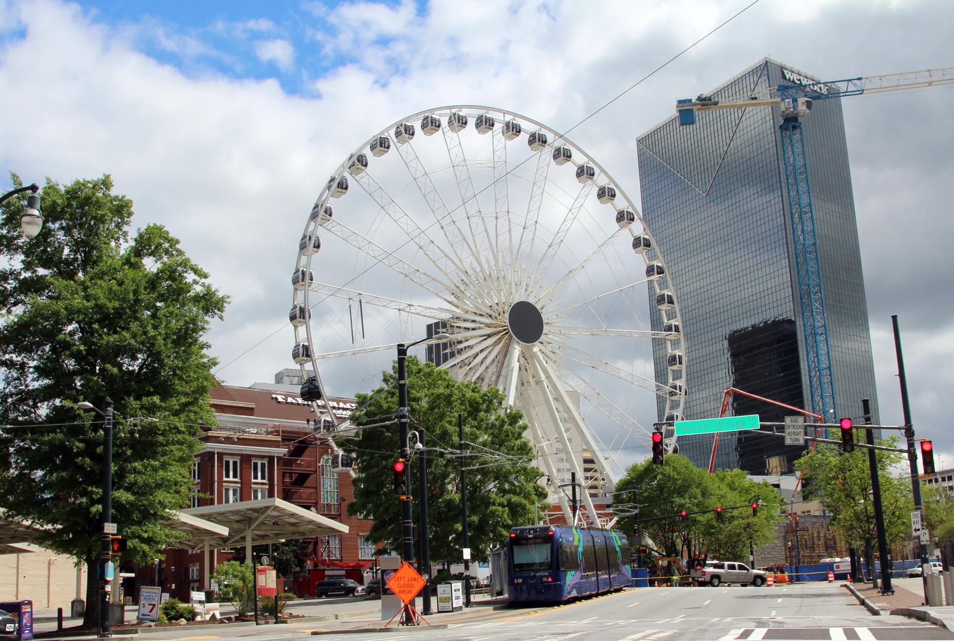 Fotografía de archivo del 24 de abril de 2020 que muestra el centro de la ciudad de Atlanta (EE.UU.). EFE/ Marcelo Wheelock
